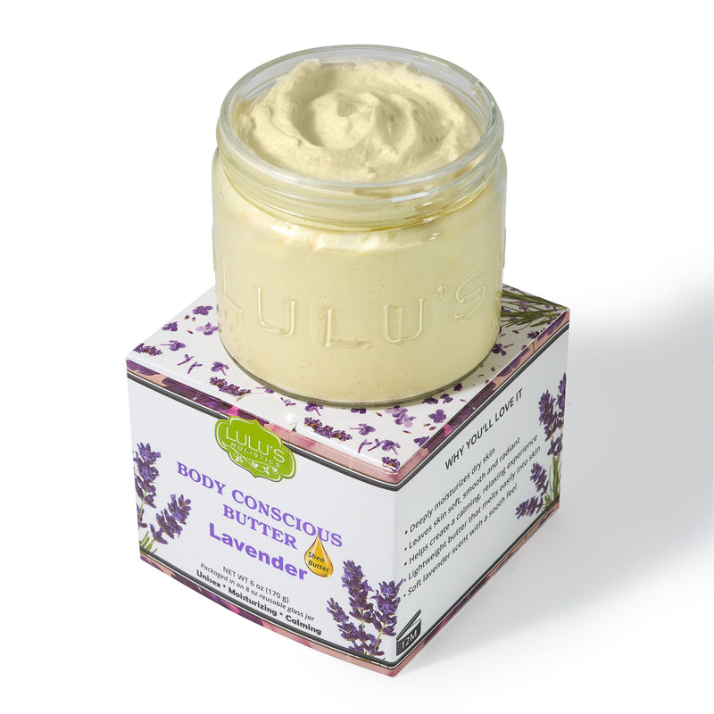 Lulu’s Holistics Lavender Whipped Body Butter – Calming Hydration for Dry Skin Lotion & Moisturizer