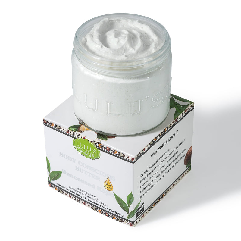 Lulu’s Holistics Unscented Kojic Whipped Body Butter – Smooth, Even-Looking Skin Lotion & Moisturizer
