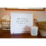 Be A Heart Christian Baby Milestone Calendar calendar