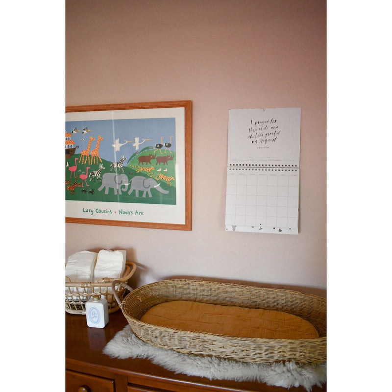 Be A Heart Christian Baby Milestone Calendar calendar