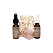 Paavani Ayurveda Radiant Skin Ritual | Ayurvedic Rose Quartz Facial Massage Kit variable
