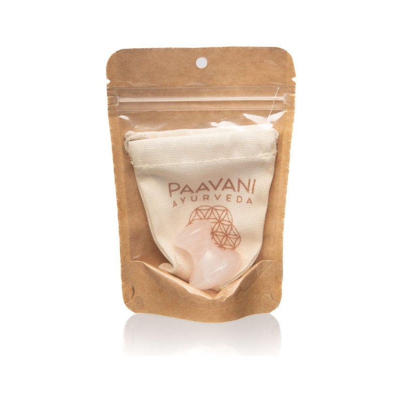 Paavani Ayurveda Rose Quartz Facial Tool | Ayurvedic Massage Stone simple