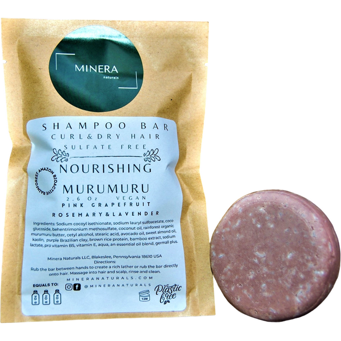 Mineranaturals Nourishing Murumuru Shampoo Bar - Curl & Dry Hair