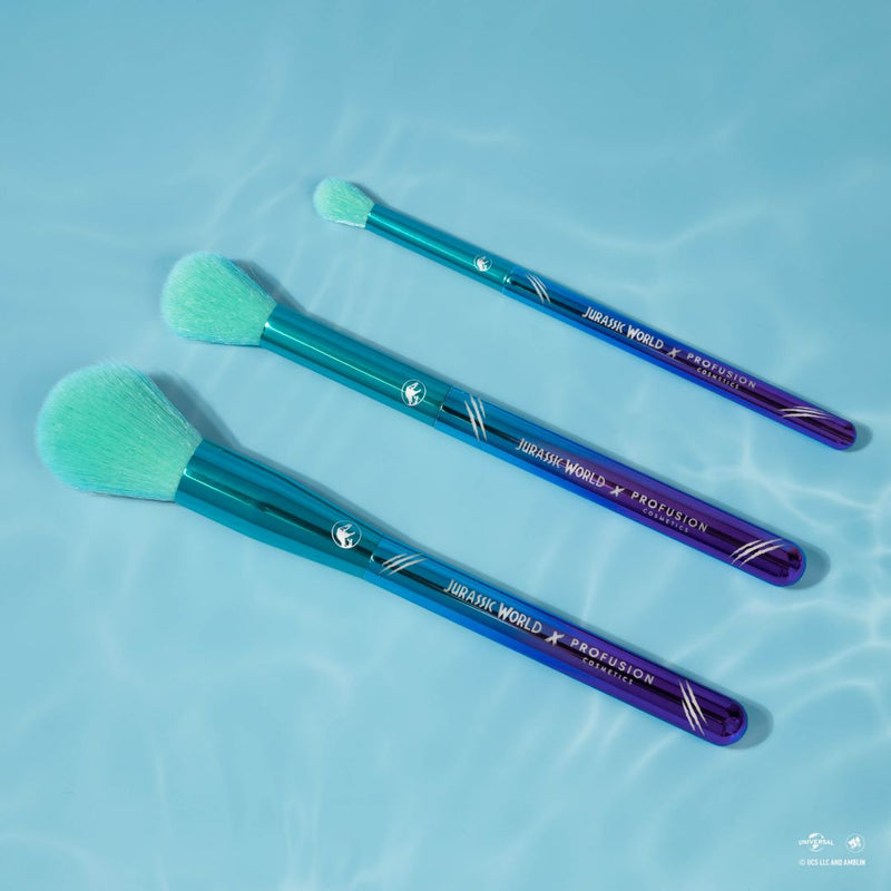 Profusion Cosmetics Jurassic World | Slash. Soar. Roar! Face & Eye Brush Set Makeup Brushes