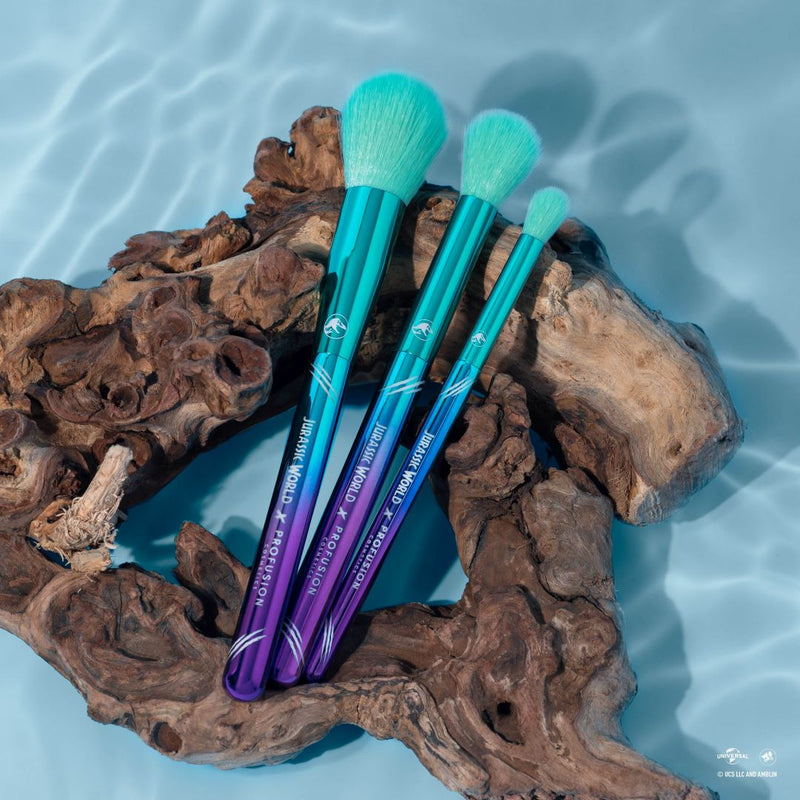 Profusion Cosmetics Jurassic World | Slash. Soar. Roar! Face & Eye Brush Set Makeup Brushes