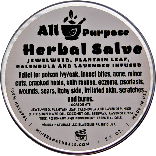 All Purpose Salve - Herbal infusion for poison Ivy, Bug Bites & other skin conditions