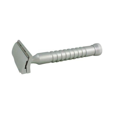 RazoRock RazoRock Silver Satin Hawk V2 SE Safety Razor Safety Razor Dark Gray