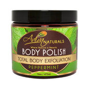 Adiva Naturals Ginger and Sugar Body Polish Scrub - Peppermint Scrub
