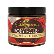 Adiva Naturals Ginger and Sugar Body Polish Scrub - Coconut Rose Scrub