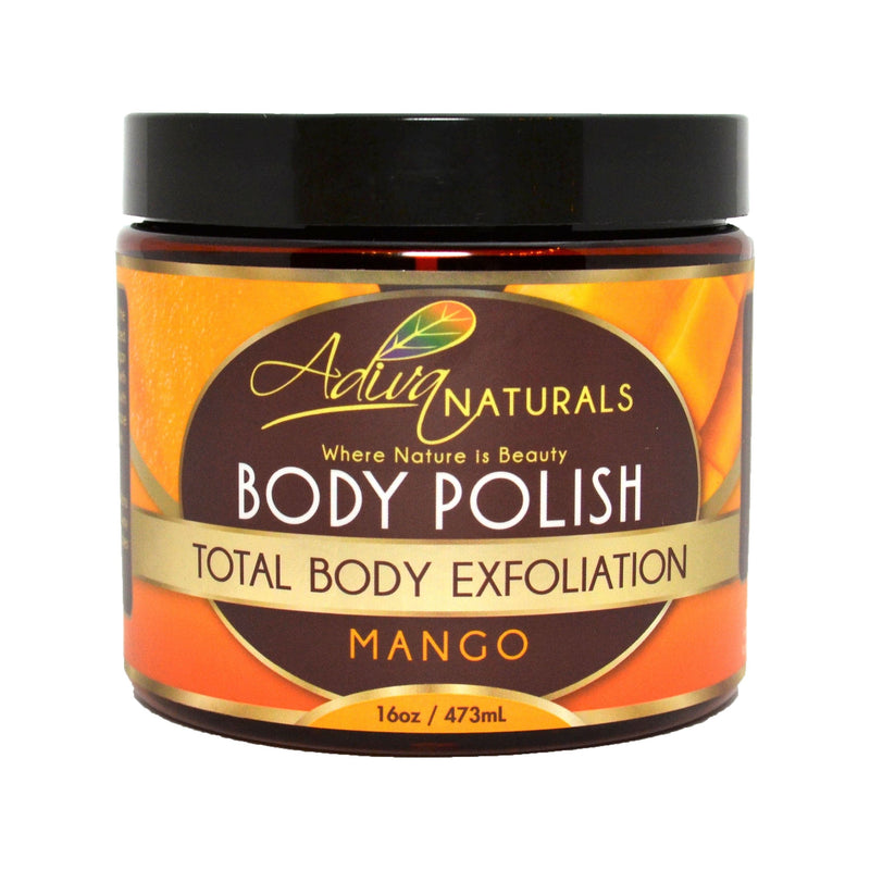 Adiva Naturals Ginger and Sugar Body Polish Scrub - Mango Scrub