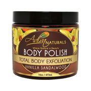 Adiva Naturals Ginger and Sugar Body Polish Scrub - Coconut Rose Scrub