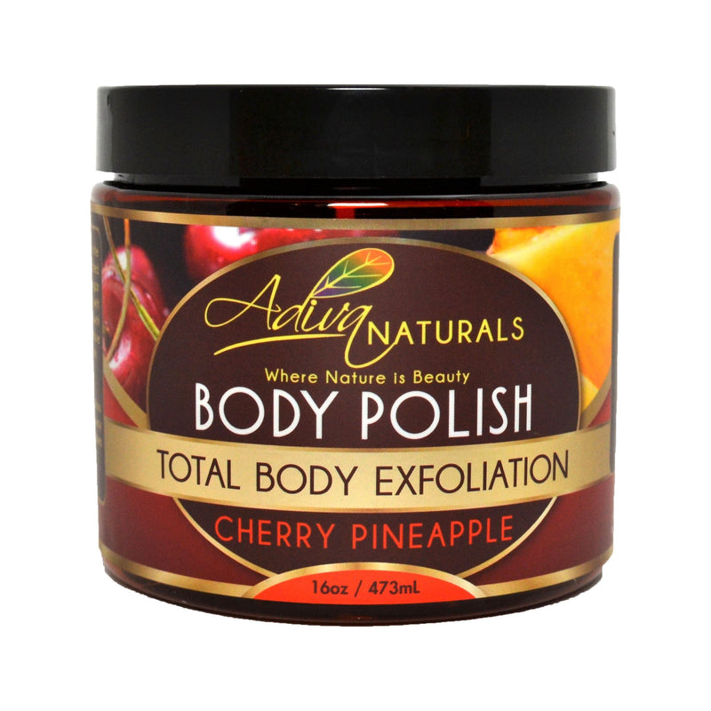 Adiva Naturals Ginger and Sugar Body Polish Scrub - Coconut Rose Scrub