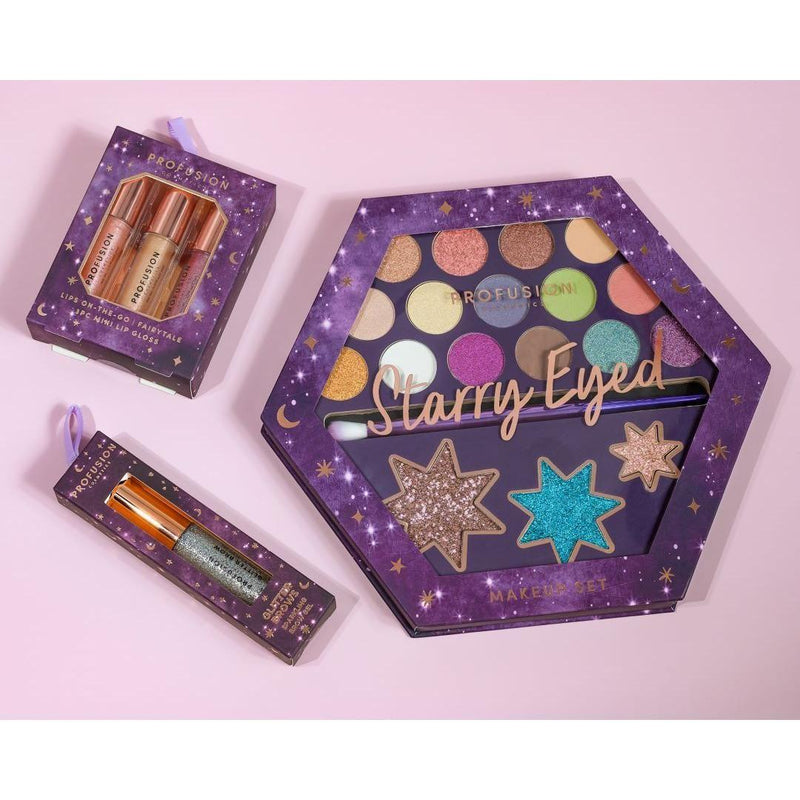 Profusion Cosmetics Written in the Stars | Starry Eyes 18-shade Palette Eyes