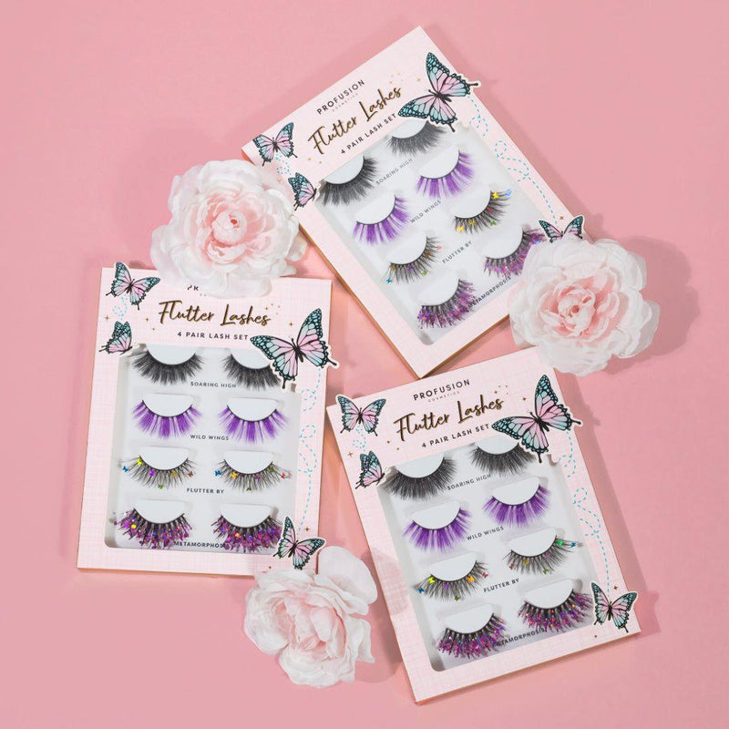 Profusion Cosmetics Empowered Butterfly | Flutter Lashes 4 pair Lash Set Lashes