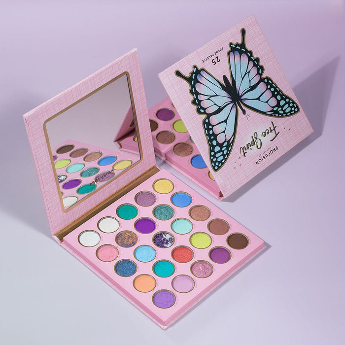 Profusion Cosmetics - Empowered Butterfly | Free Spirit 25-Shade Palette - 0.66oz