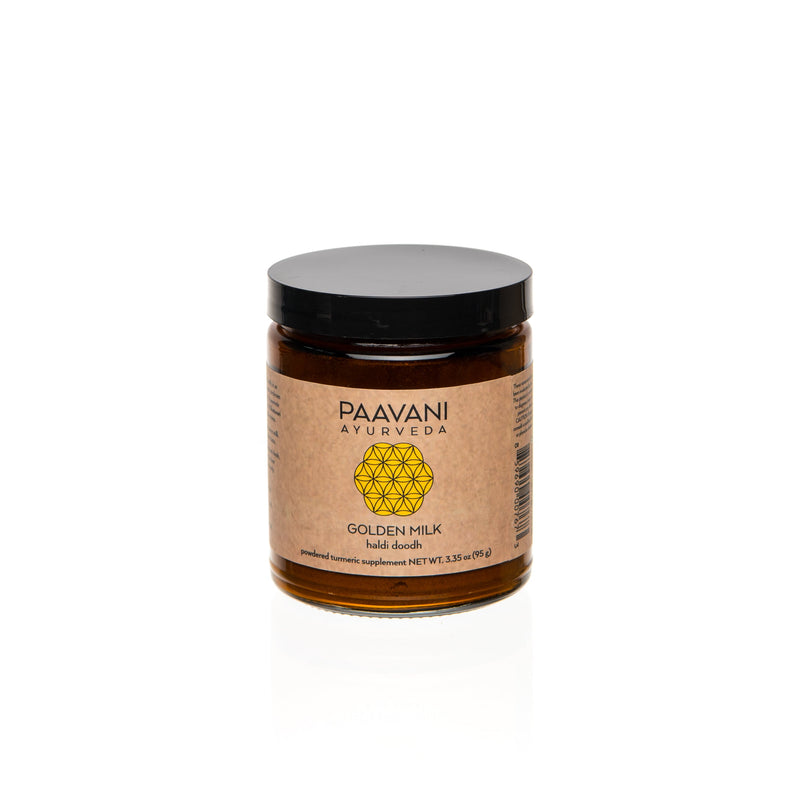 Paavani Ayurveda Golden Milk | Ayurvedic Turmeric Latte Blend with Ashwagandha & Shatavari simple