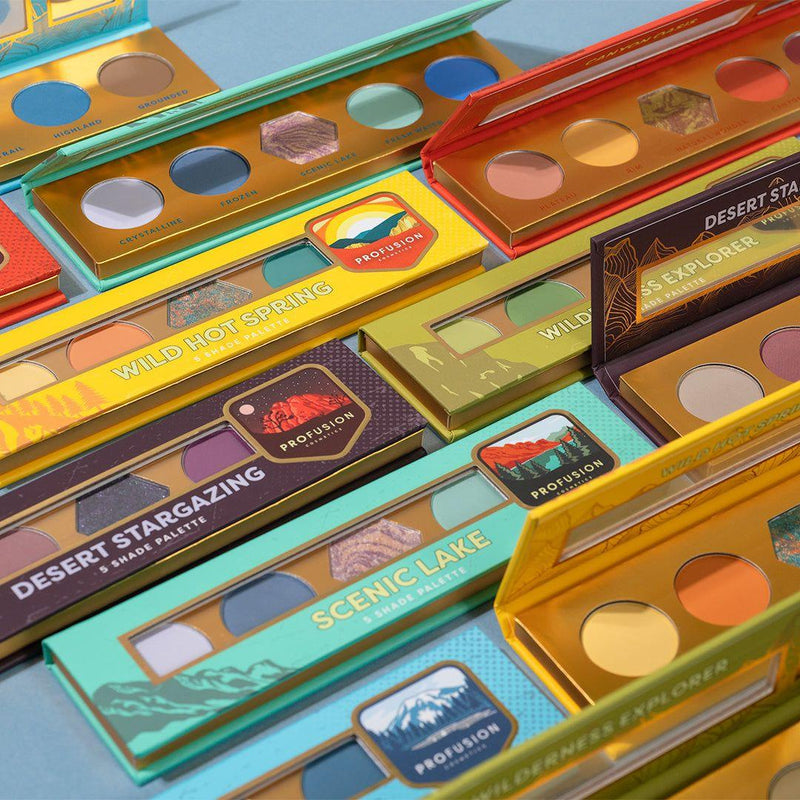 Profusion Cosmetics Blooming Beauty 5 shade palette Eyes