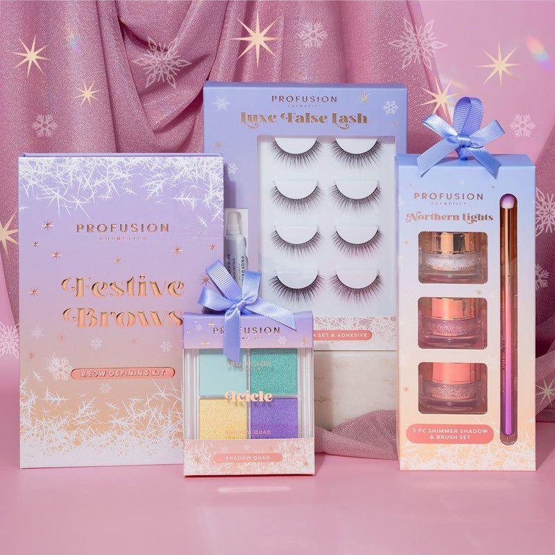 Profusion Cosmetics Frosted Snow Sparkle | Icicle Eyeshadow Eye