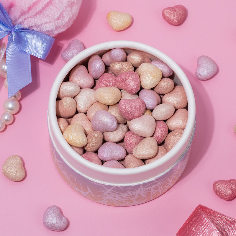 Profusion Cosmetics Frosted Snow Sparkle | Twinkling Lights Powder Puff Set Face