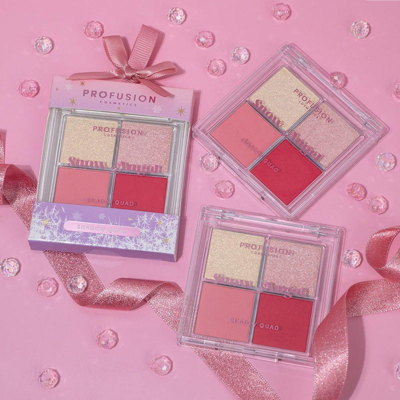 Profusion Cosmetics Frosted Snow Sparkle | Snow Angel Eyeshadow Eye