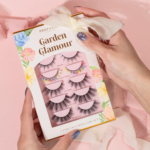 Profusion Cosmetics Petal Perfect | Garden Glamour 5 Pairs Faux Mink Lash Set Eye