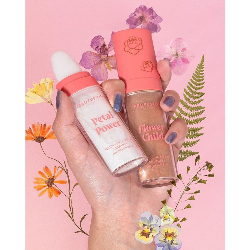 Profusion Cosmetics Petal Perfect |Flower Child Multi-Use Loose Shimmer Highlighter Blushes & Bronzers
