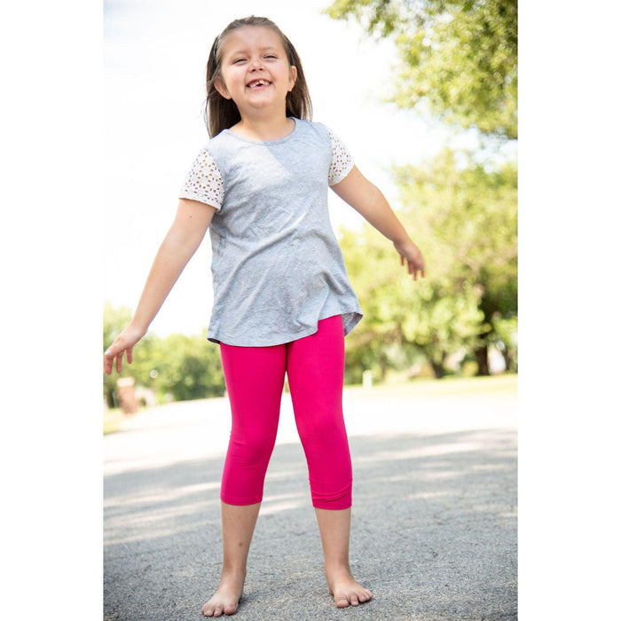 Hot Pink CAPRI Collection Luxe Leggings