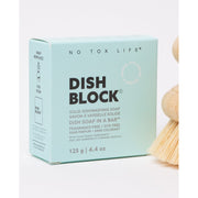 No Tox Life DISH BLOCK® solid dish soap - 4.4 oz (125g) bar - Fragrance Free - No Tox Life® Home & Kitchen