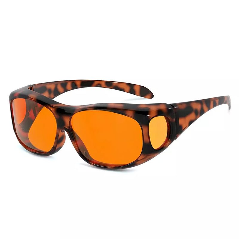 eyekeeper.com Blue Light Blocking Fitover Glasses Orange Sleeping Eyeglasses DSXM1806 Eyeglasses