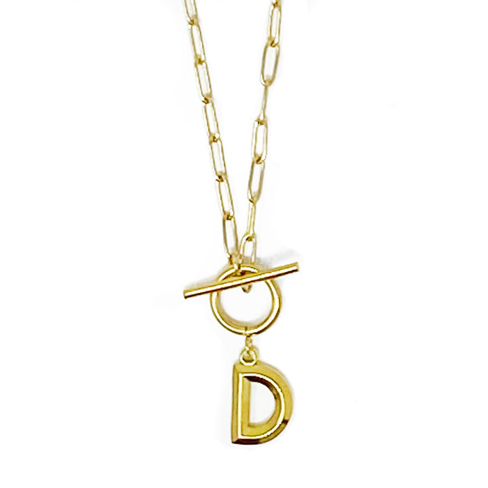 Modern Classic Initial Necklace