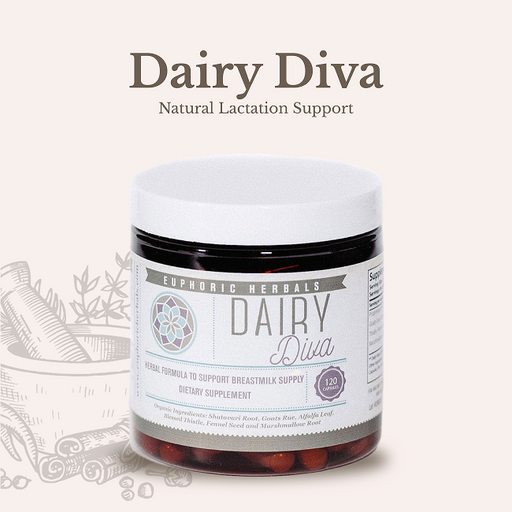 Euphoric Herbals Dairy Diva Breastfeeding Capsules