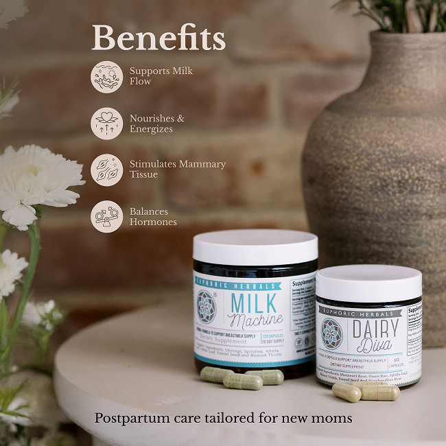 Euphoric Herbals Dairy Diva Breastfeeding Capsules