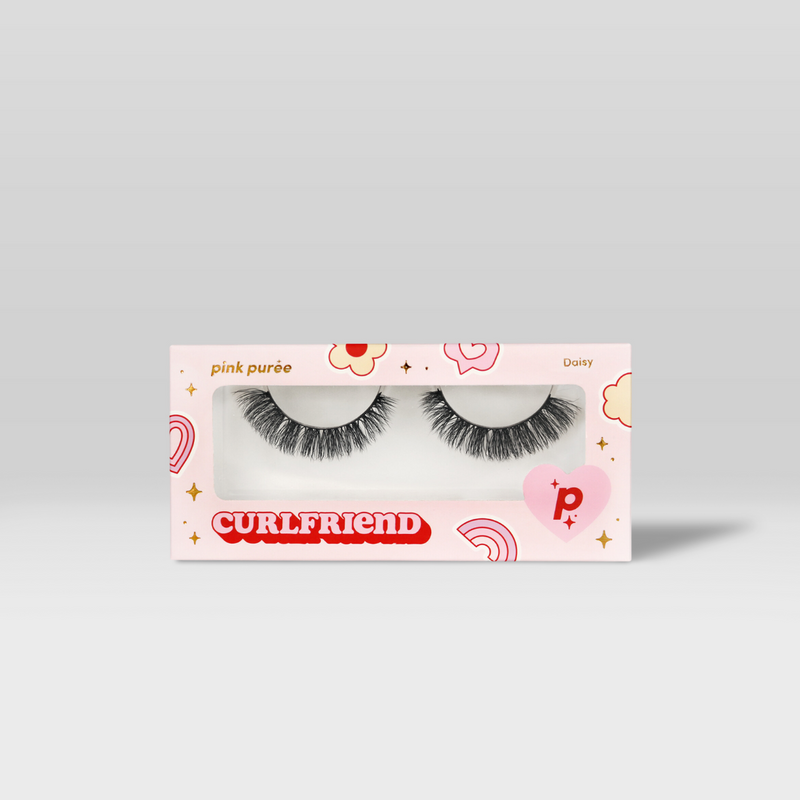 Pink Purée Daisy Strip Lashes