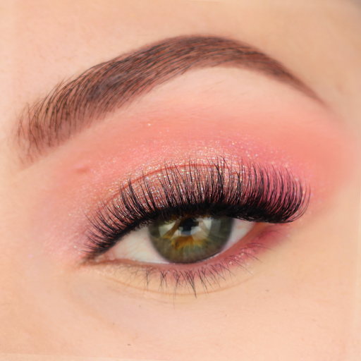 Pink Purée Daisy Strip Lashes