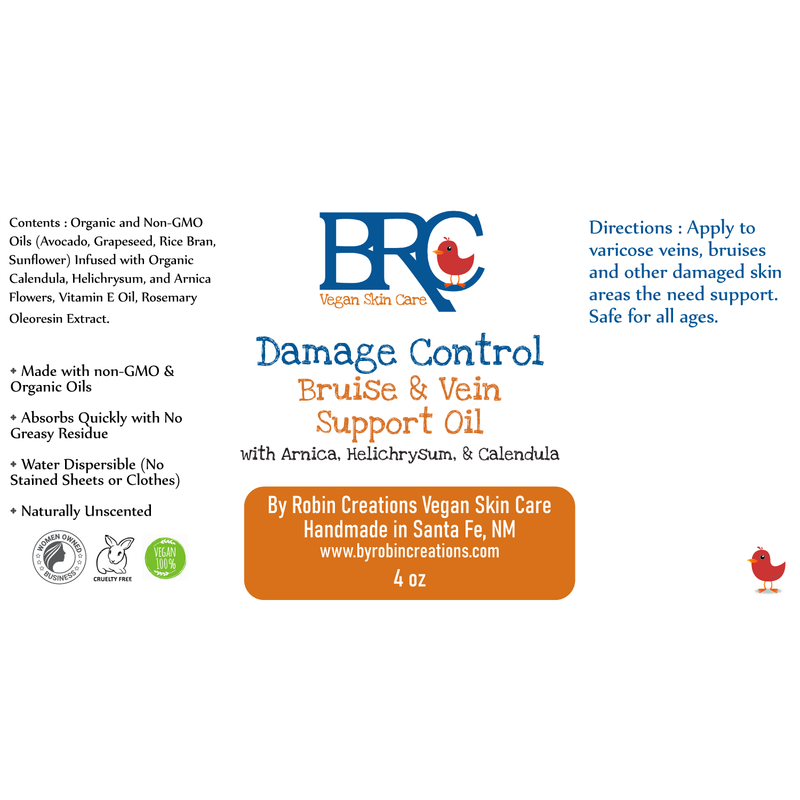 By Robin Creations Damage Control - Bruise & Varicose Vein Support Oil - Our 2nd Best Selling Product! Deodorant & Body Care