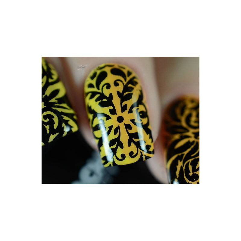 UberChic Beauty Damask & Baroque Stamping Plate
