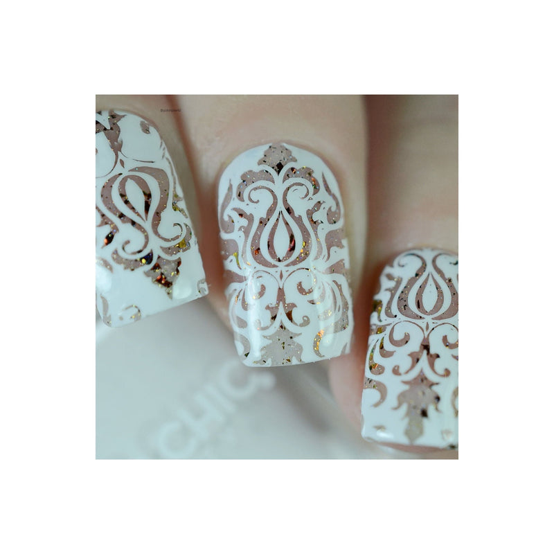 UberChic Beauty Damask & Baroque Stamping Plate