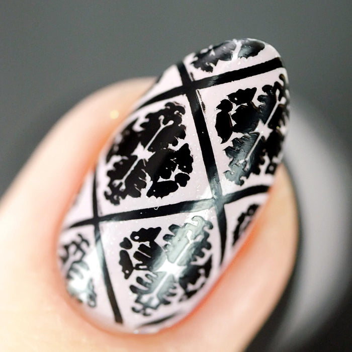 Twinkled T - Damask 02 Stamping Plate