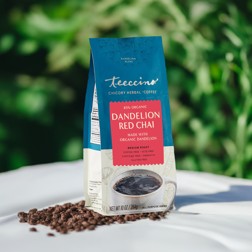 Teeccino Dandelion Red Chai Herbal Coffee Herbal Coffee
