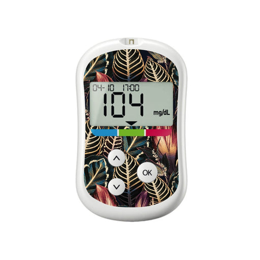 Peelz Dark Moon Leaves for OneTouch Verio Flex Glucometer Peelz/Stickers