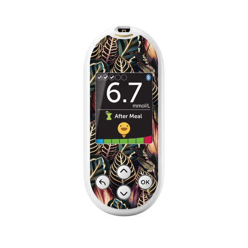 Peelz Dark Moon Leaves for OneTouch Verio Reflect Glucometer Peelz/Stickers