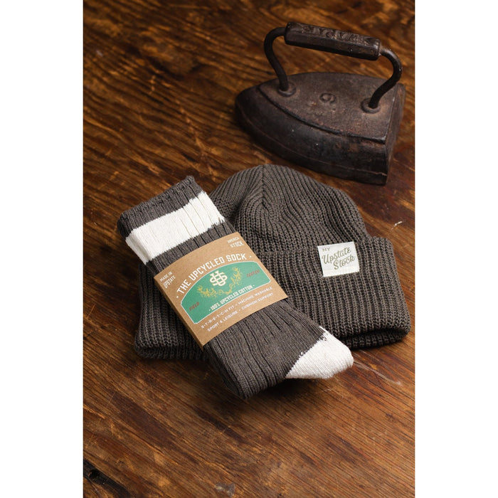 Upstate Stock The Upcycled Sock - Steel Grey