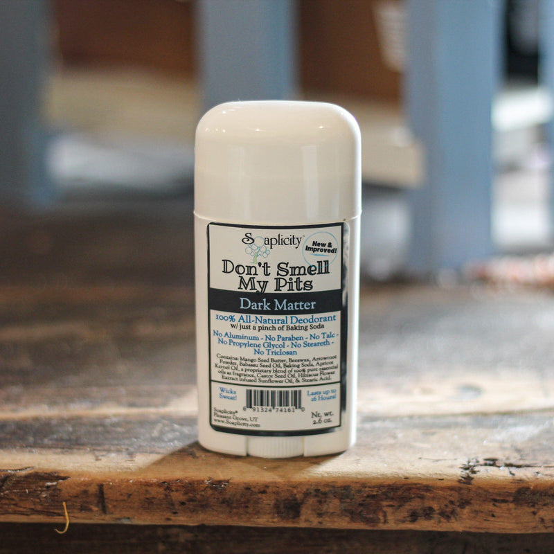 Soaplicity Don't Smell My Pits Natural Deodorant - Dark Matter Deodorants