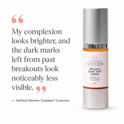 Glimmer Goddess® Organic Skin Care Organic Dark Spot Serum – Fade Hyperpigmentation & Even Skin Tone Serums White Smoke 1 oz.