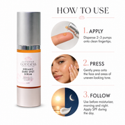 Glimmer Goddess® Organic Skin Care Organic Dark Spot Serum – Fade Hyperpigmentation & Even Skin Tone Serums White Smoke 1 oz.