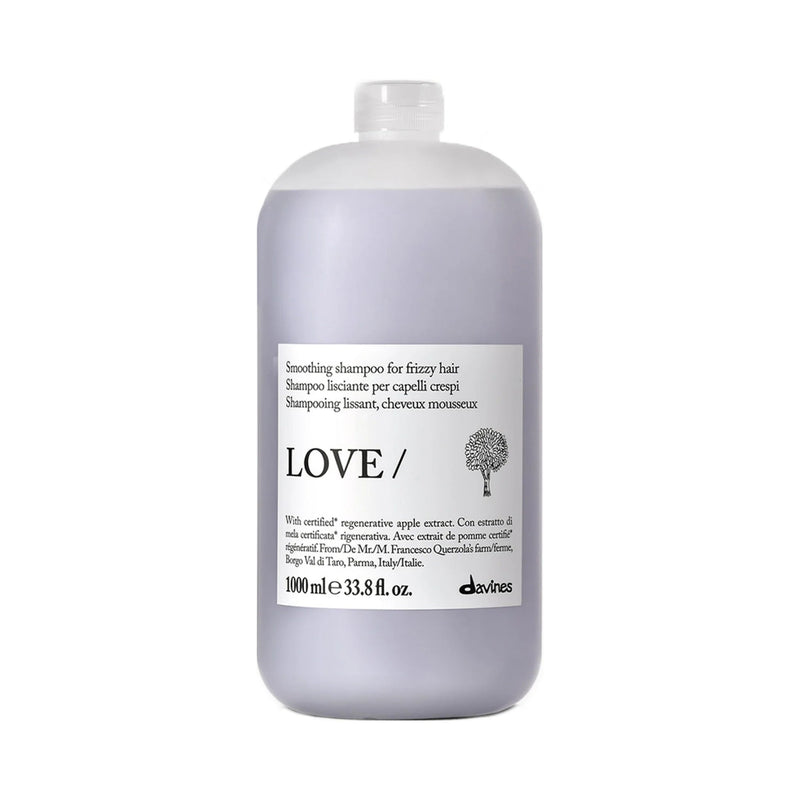 Nava Beauty Davines LOVE Smoothing Shampoo Health & Beauty White Smoke 250 mL,1000 mL