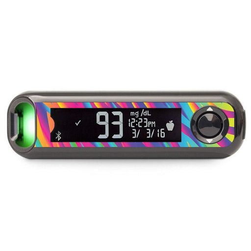 Peelz DayGlo Bayer Contour© Next One Glucometer Peelz/Stickers