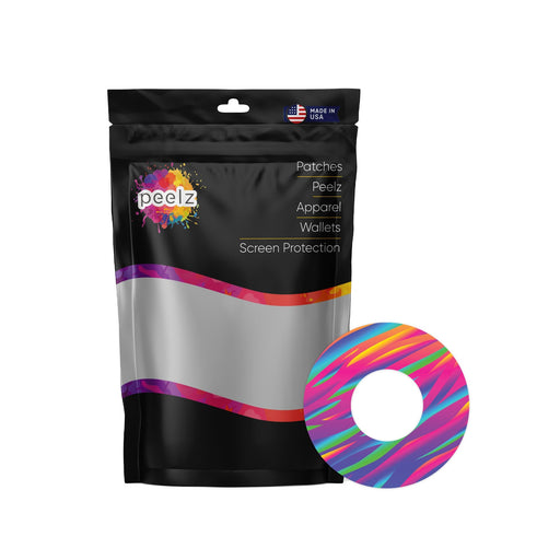 Peelz DayGlo Patch  Tape Designed for the FreeStyle Libre 2 Patch Medical Tape