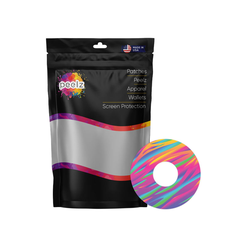 Peelz DayGlo Patch Tape Designed for the FreeStyle Libre 3 Plus & Lingo Patch Medical Tape
