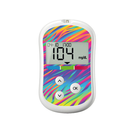 Peelz DayGlo for OneTouch Verio Flex Glucometer Peelz/Stickers